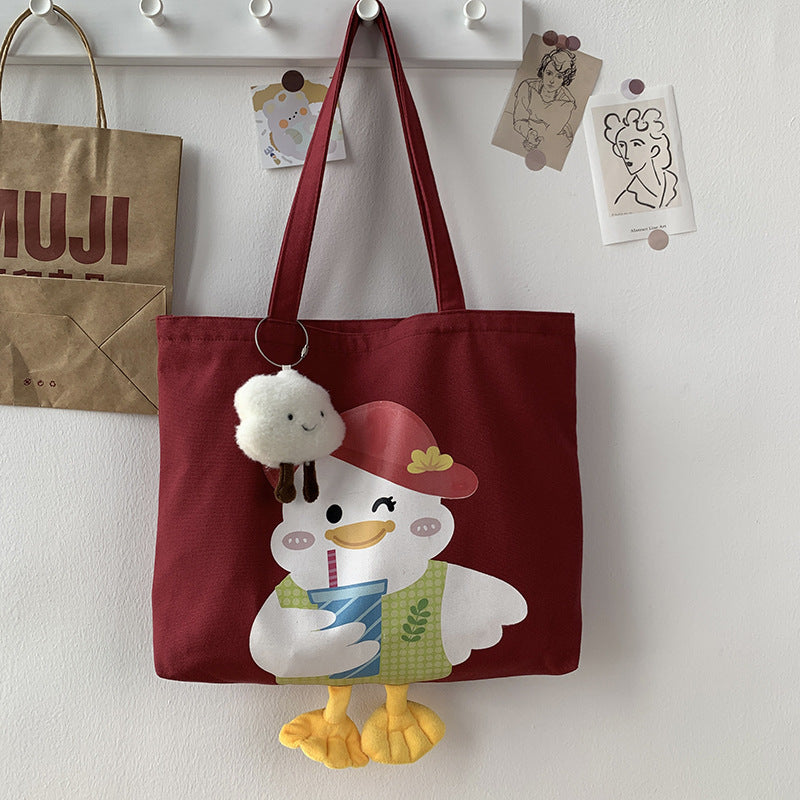 Han Feng Ins Cute Handbag Large Capacity