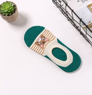 Summer CAT Warm Comfortable Cotton Girl Women's Socks Ankle Low Female