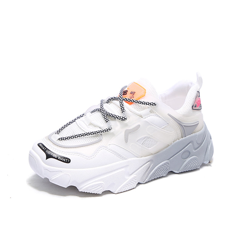 Breathable platform casual sneakers