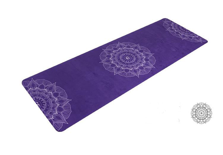1,5 mm yogamåtter i naturgummi med skridsikker overflade, yogatæppe, foldbar fitnessmåtte, rejsemåtte til højtemperaturtryk