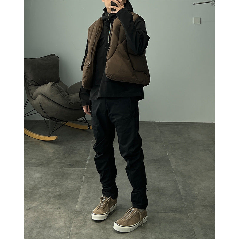 Loose High Street Deconstruction Function Cotton Vest