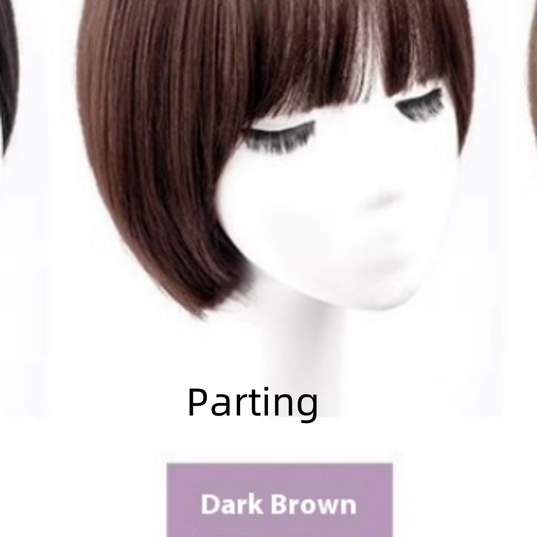 Human Hair Full-head Wig Daily Natural