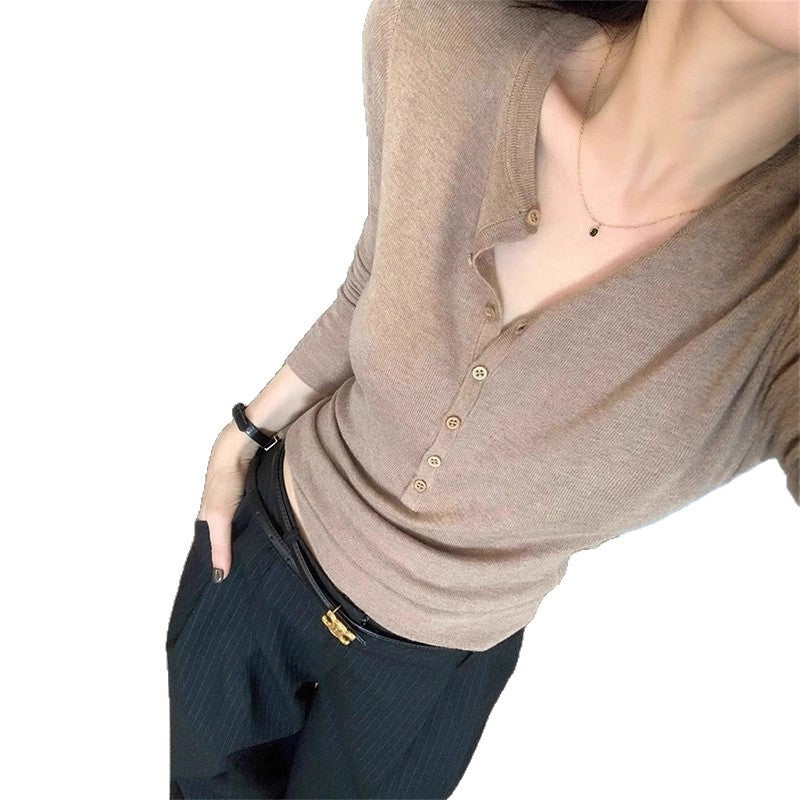 Ny Slim Fit Indertøj Langærmet Dame