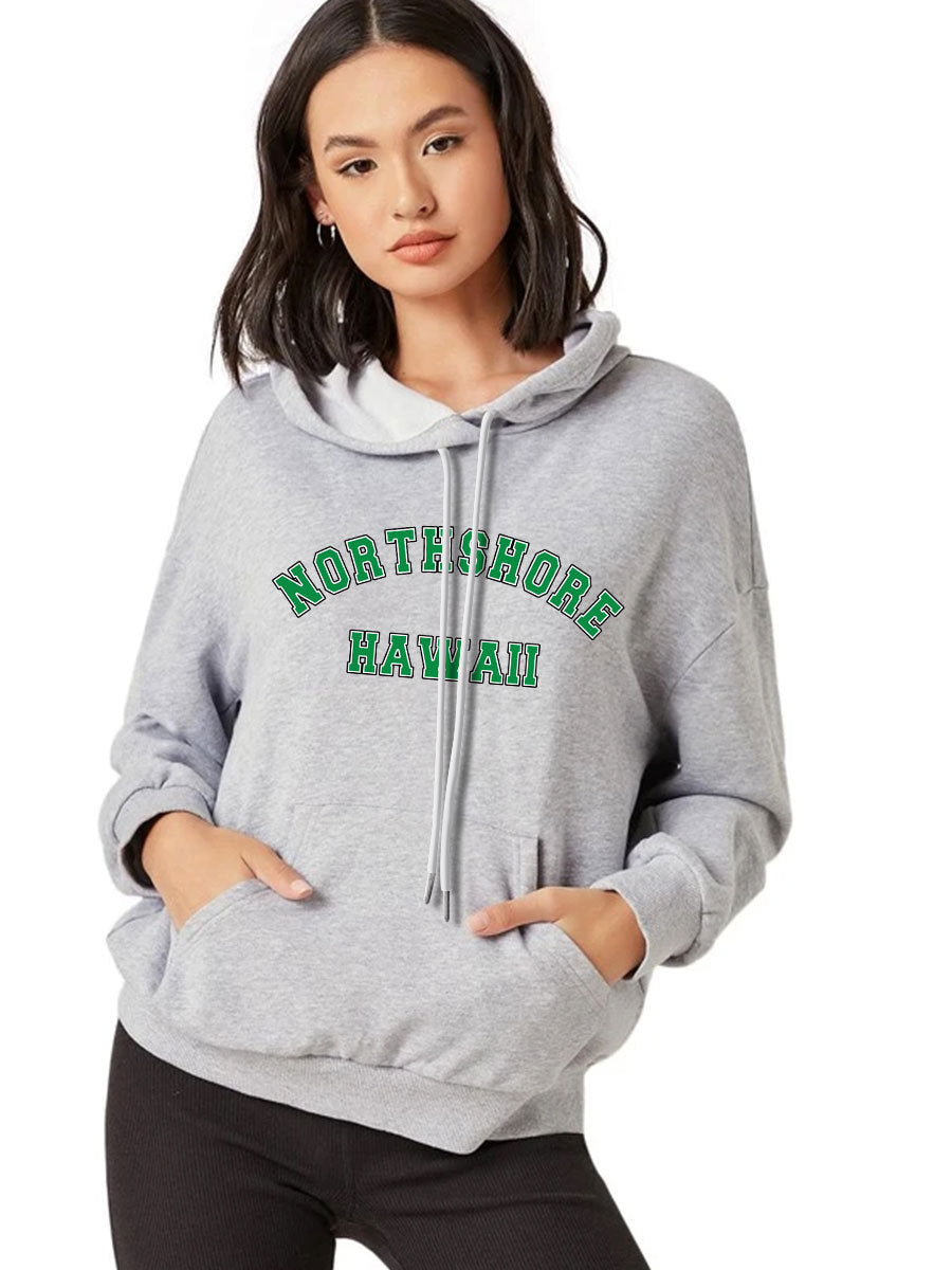 Trendy Women's Sweater Alphabet Personalized Print