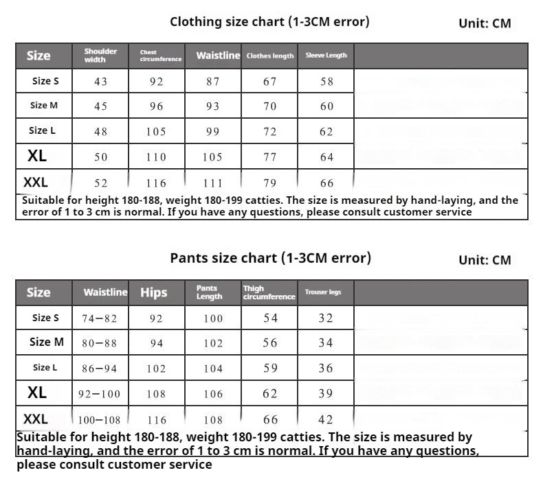 European And American Casual Suit Two-piece Set