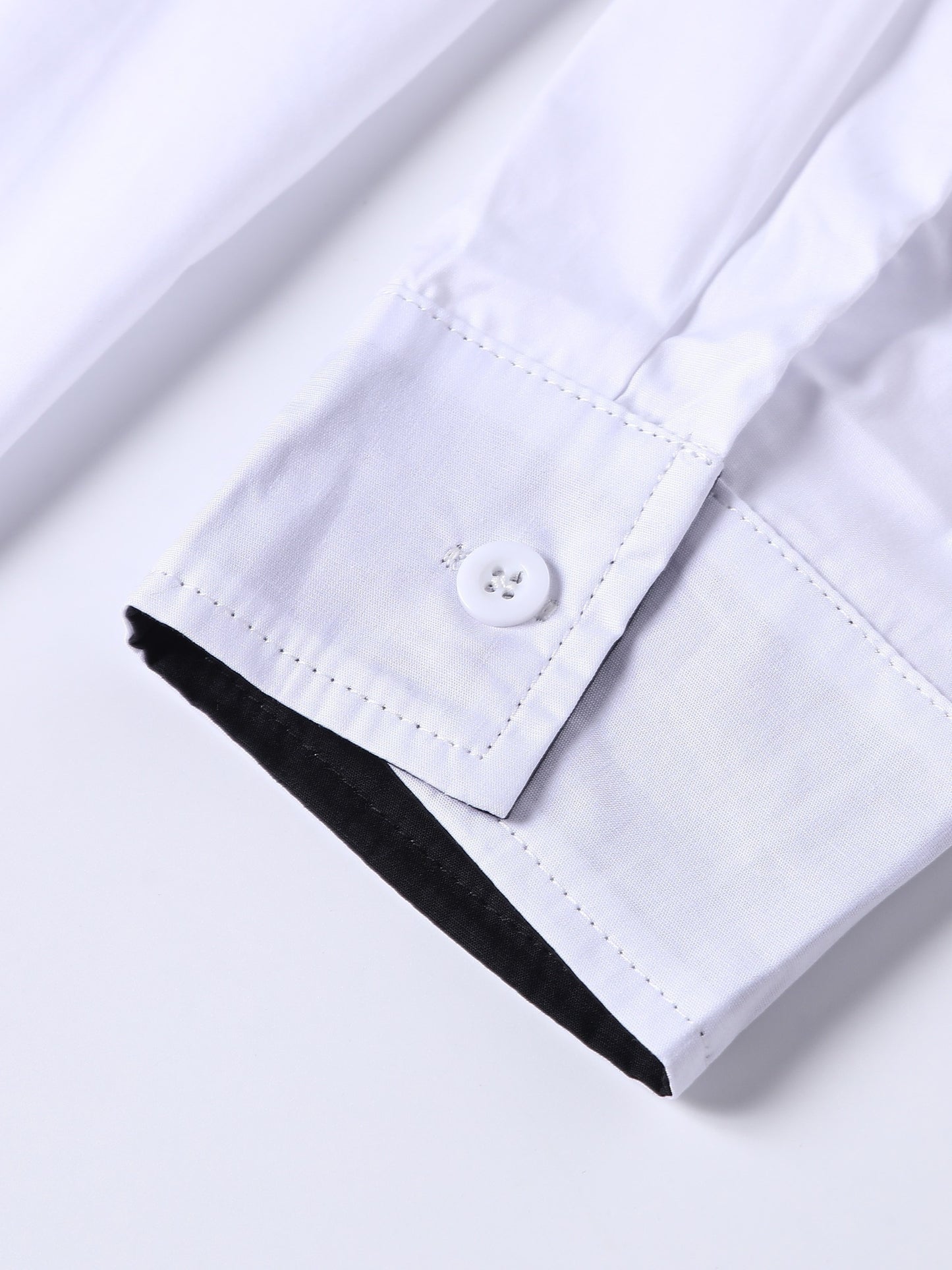 Cool And Casual Long-sleeved Shirt In Contrasting Colors For A Teenage Man