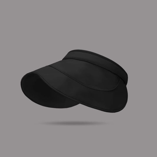 Simple Solid-color Open-top Sun Hat, With Perforated Ventilation And Wide Brim For Sun Protection, Suitable For Outdoor Activities And Daily Commuting.