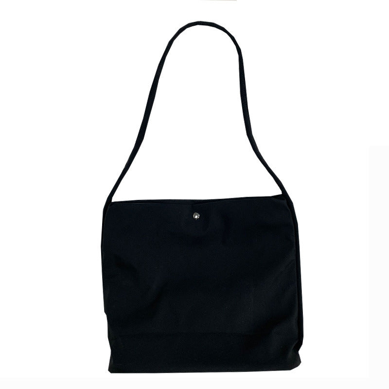 Simple Solid Color Nylon Canvas Bag