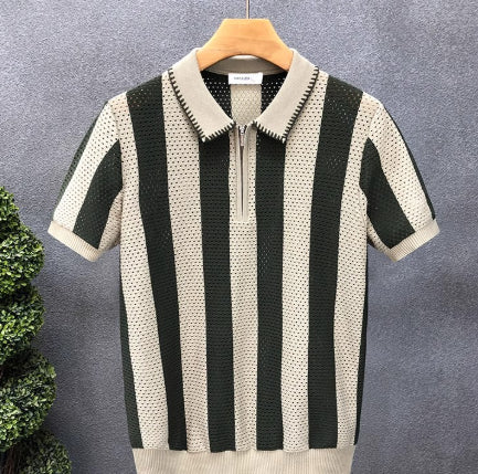 Ice Silk Sweater Short Sleeve Summer Men's