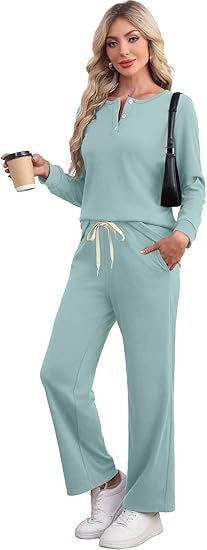 Fashionable Solid Color Versatile Women's Casual Suit