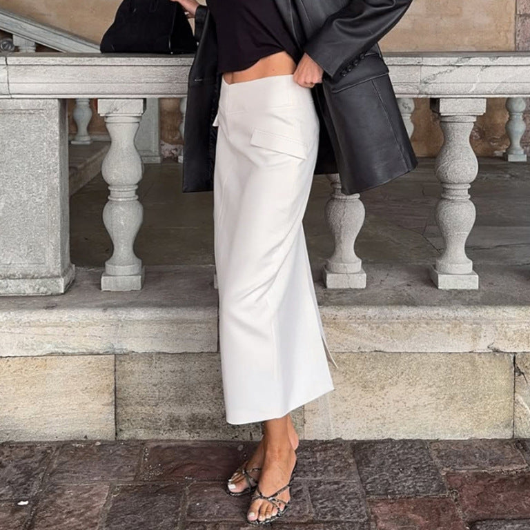 Women's All-Match Casual Long A-Line Skirt