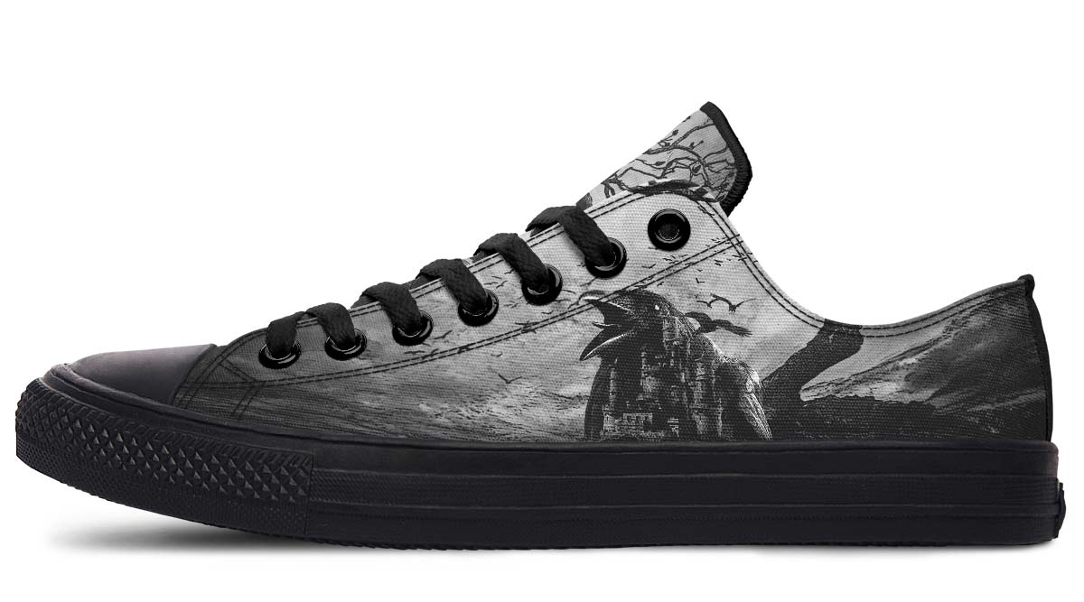 Fashion Print Couple Low-Top Canvas Shoes
