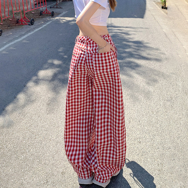 Womens Relaxed Versatile Straight-leg Casual Pants