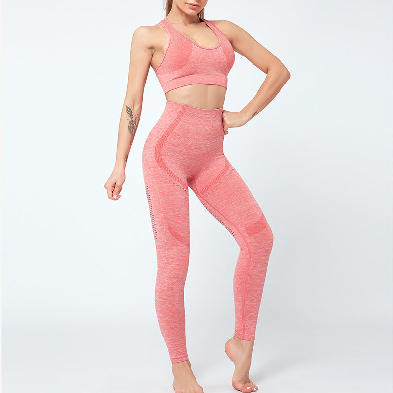 Peach Hip Fitness Women's Ins Tight Stretch Hip Lift Abdominal Pants