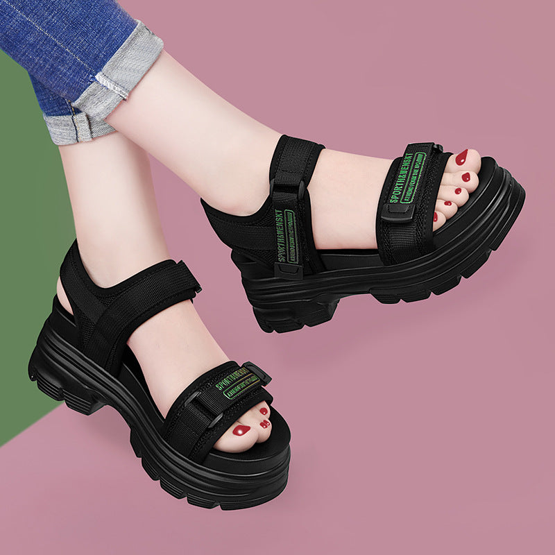 Sports Sandals Women's New Style Beach Shoes Velcro Women's Shoes
