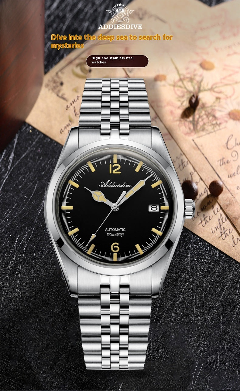 Stainless Steel Automatic Mechanical Watch 316L