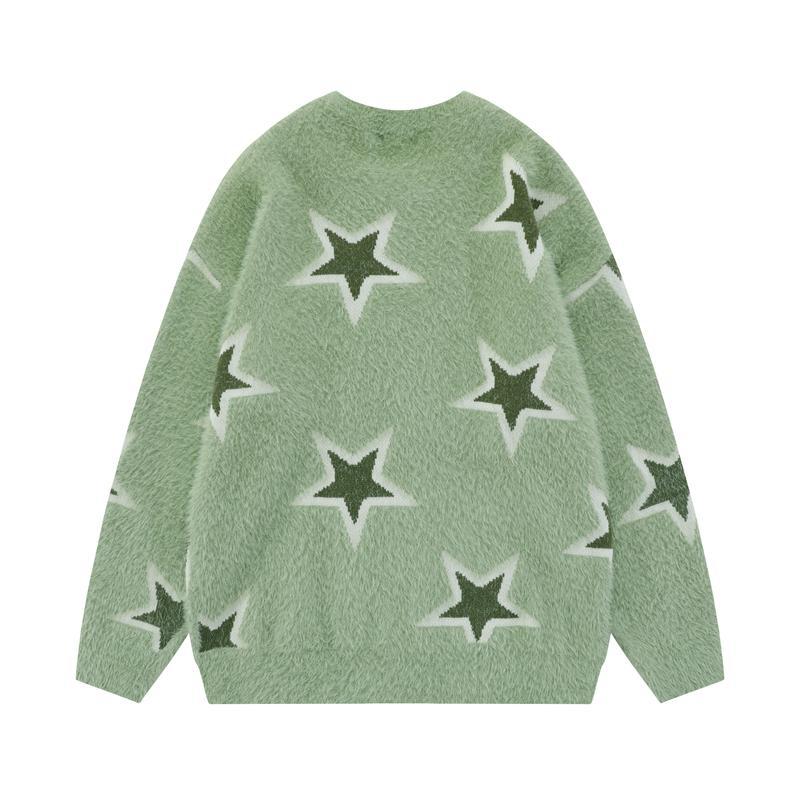 Men's Round Neck Knitting Loose Sweater