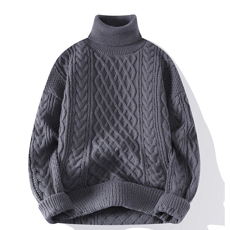 Sleek High Neck Sweater With A Minimalist Design