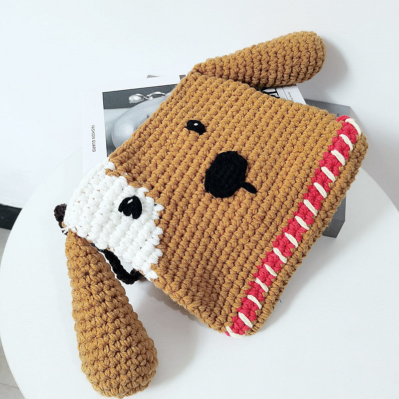 Handmade Crocheted Dog Hat  Acrylic