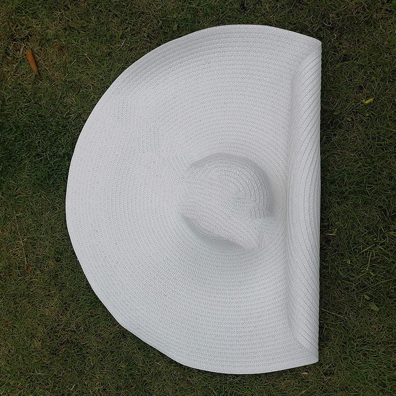 New Women's European And American Big Brim Straw Hat Foldable