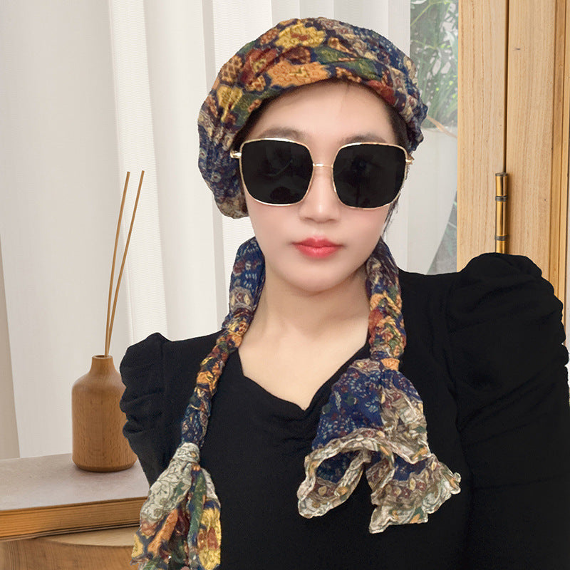 Hand-woven Hair Braid Scarf Girls Fashion Thin Scarf