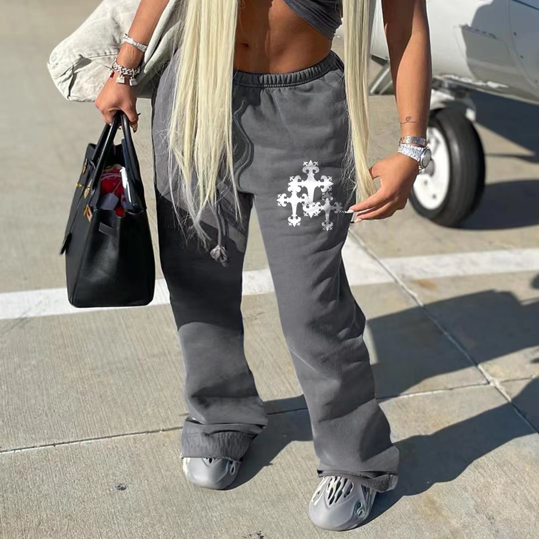 Street Spice Girls Modetrend Print Dame Sweatpants