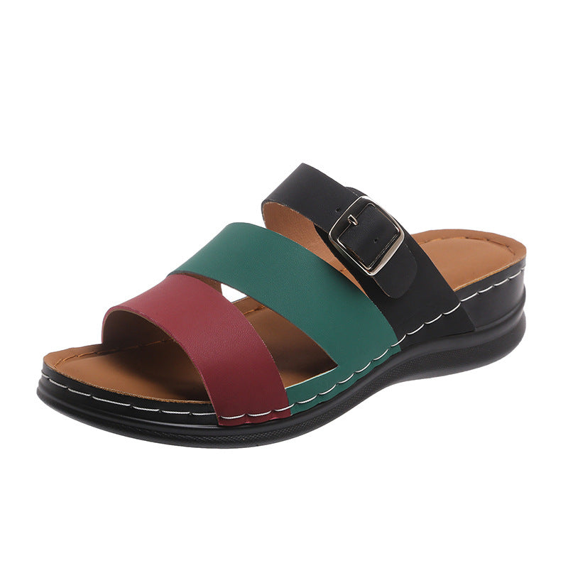 Women's European And American Word Beach Slippers