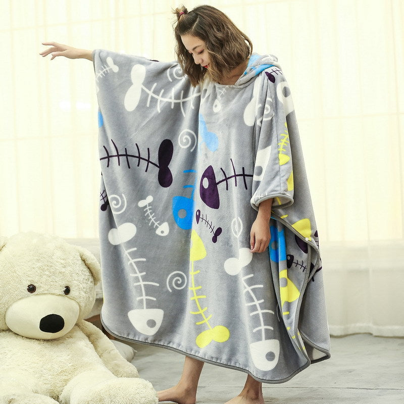 Warm Blanket Long Coral Fleece