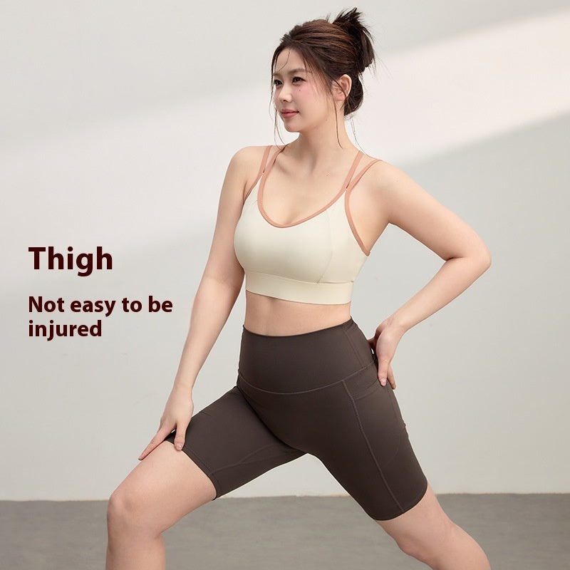 Sports Shorts Running Cycling Fitness Yoga Short-length Pants