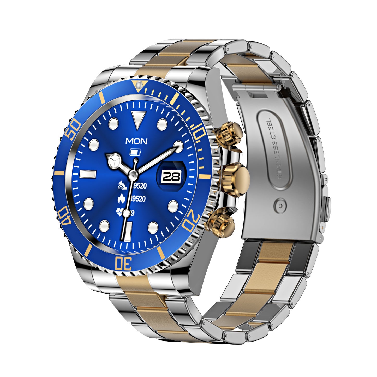 Stainless Steel Green Water Ghost Smart Watch