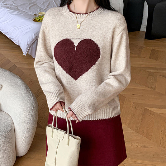 Color-block Sweater Women's Knitwear