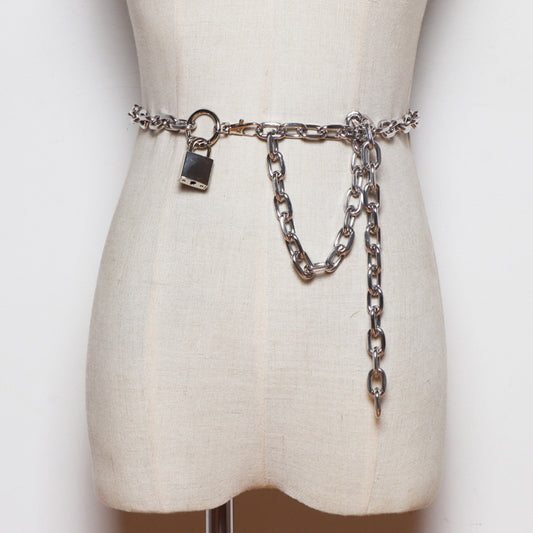 All-match Iron Chain Belt Hip-hop Personality Decoration With Skirt