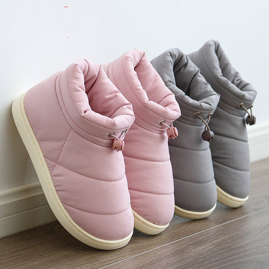 Cotton Slippers Women Winter Bag With Down And Down To Keep Warm Indoor Home