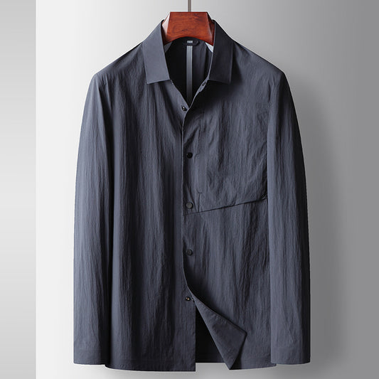 Men's Jacket Spring And Summer Lapel