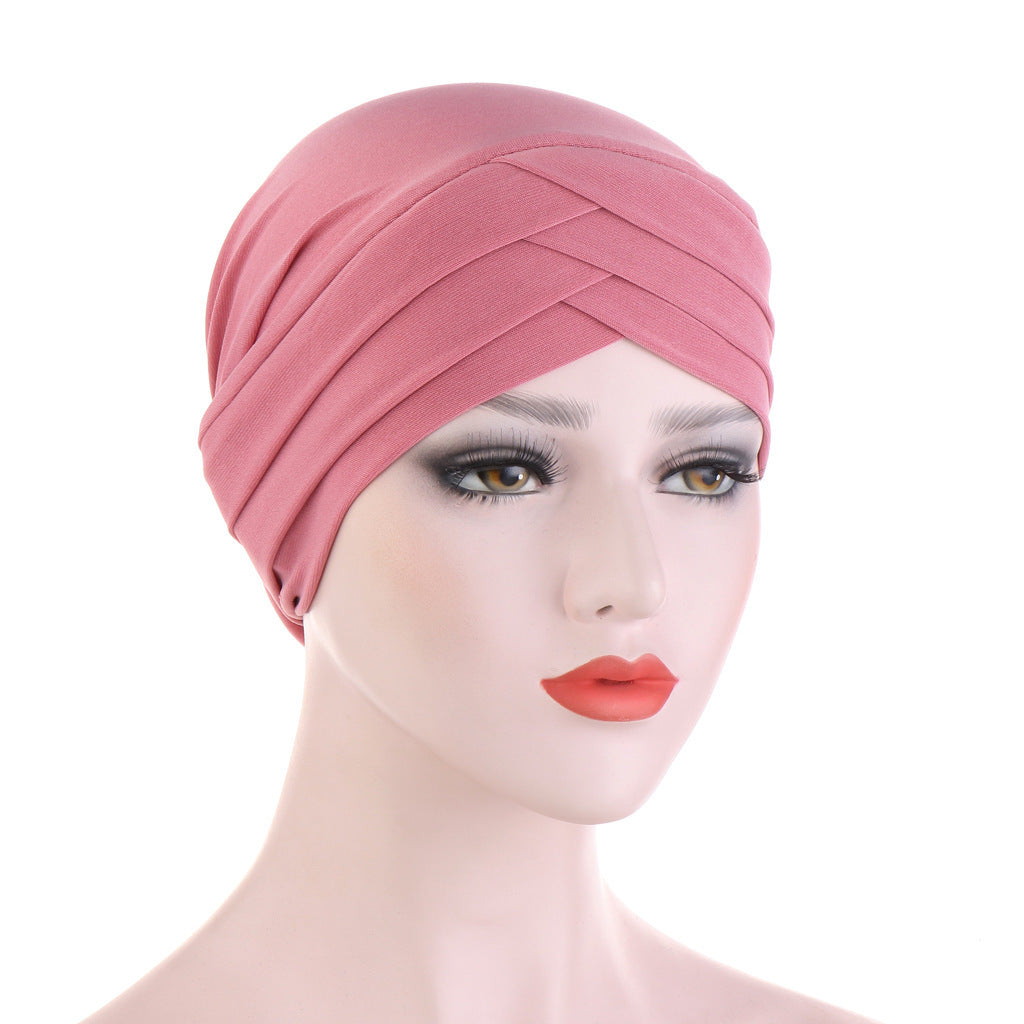 Three Crossed Indian Hats In Stretch Cloth Forehead