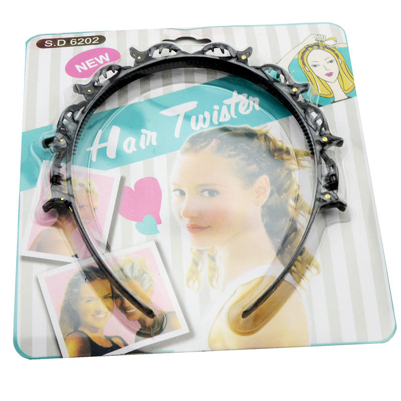 Hollow woven headband