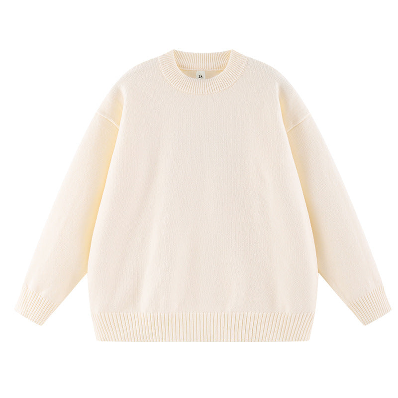 Women's Autumn And Winter Solid Color Loose Sweater