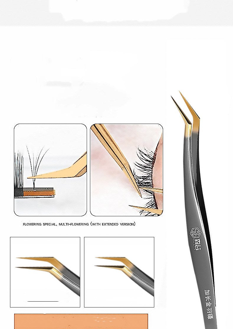 New Alloy Eyelash Extension Tweezers Special Tool Set For Eyelash Artist