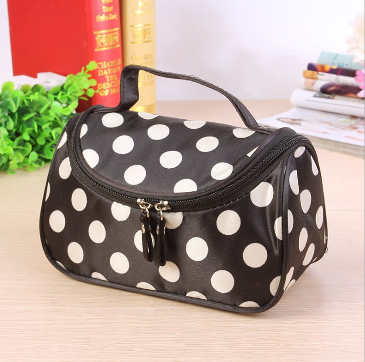 Cute Peach Heart Korean Style Fashionable Polka Dot Handbag