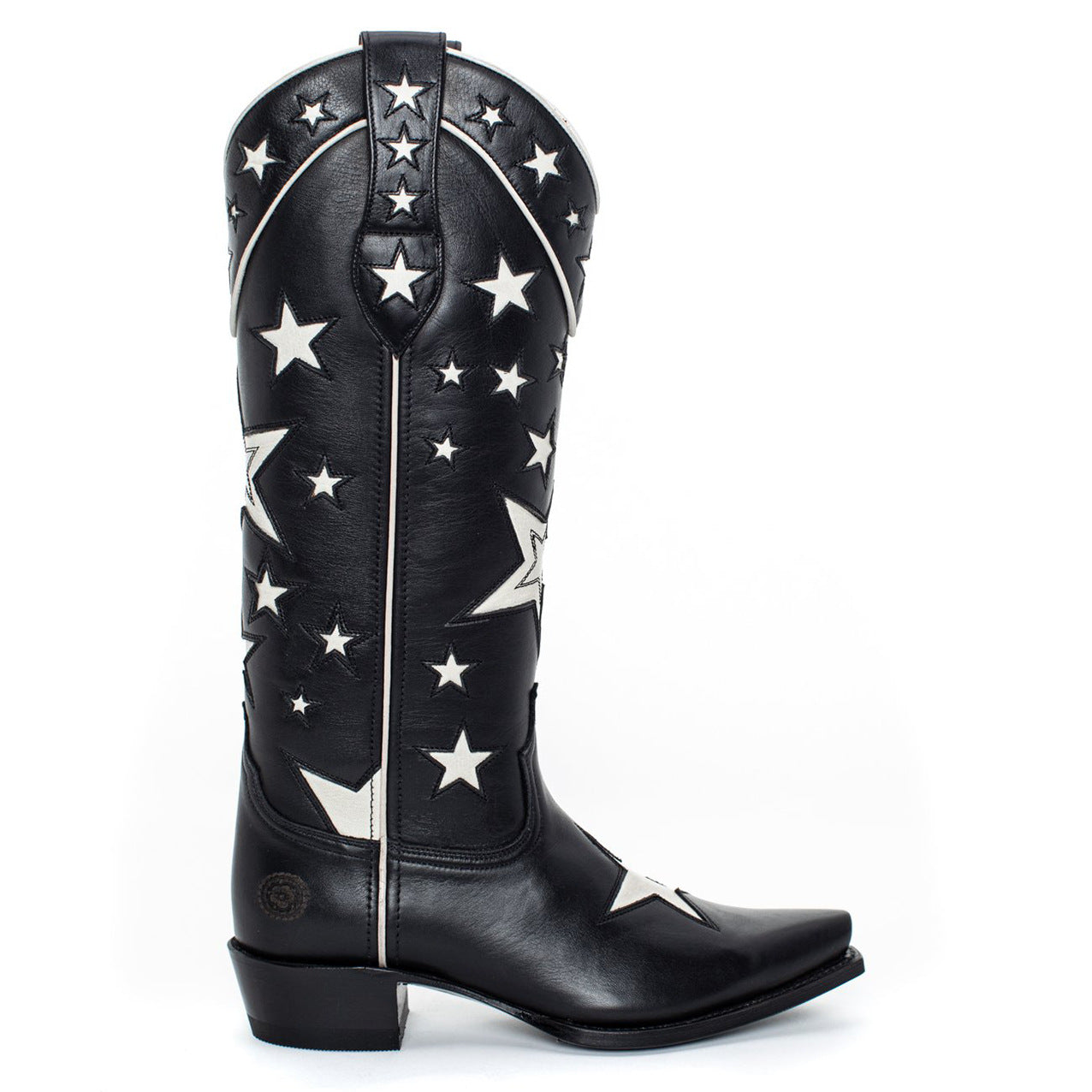 European And American Pointed Toe High Tube All-match Knight Boots