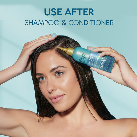 Head & Shoulders DERMAXPRO Anti-mjällbehandling för hårbotten, 145 ml, med aloe vera och hyaluronsyra, återfuktande hårbottenbalsam, hållbar återfuktande 72 timmar för läder