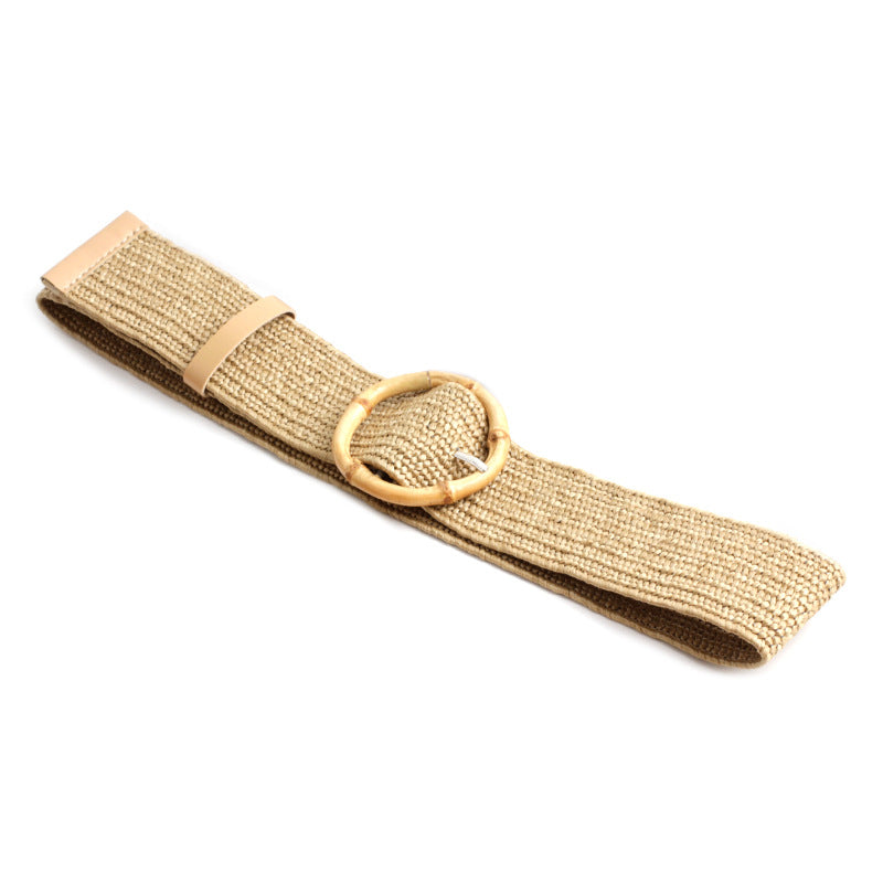 All-match stretch pants belt