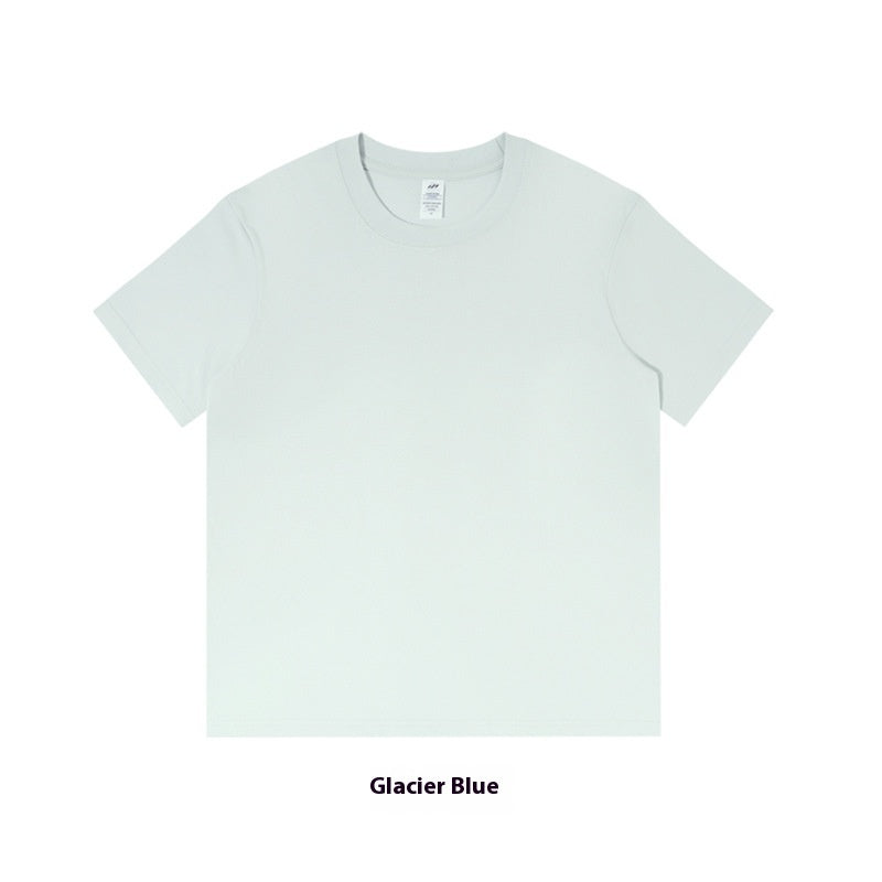 Cotton Heavy Round Neck Cultural T-shirt Advertising Shirt