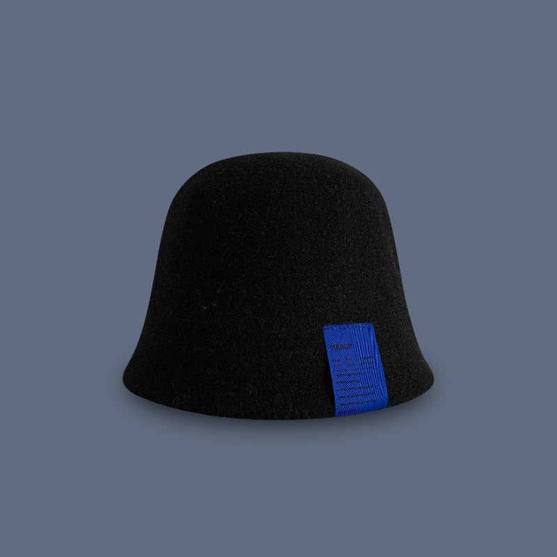 Women's Net Red Patch Warm Versatile Fisherman Hat