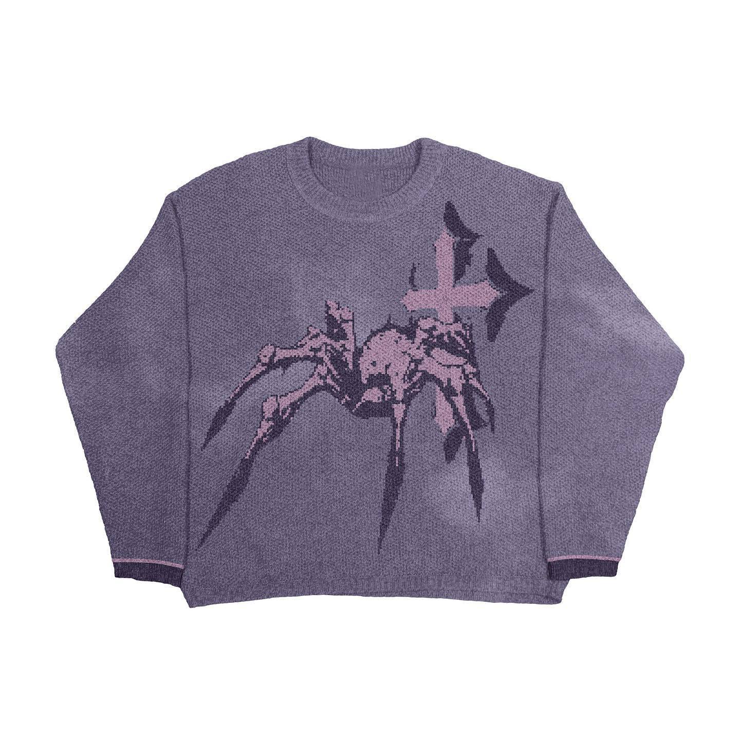 Retro Trendy Jacquard Pullover Sweater Top For Women