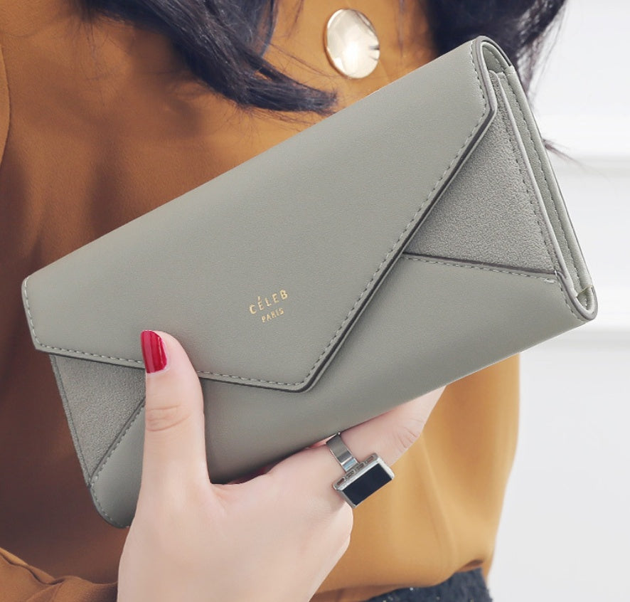 Solid Color Zipper Women's Handbag
