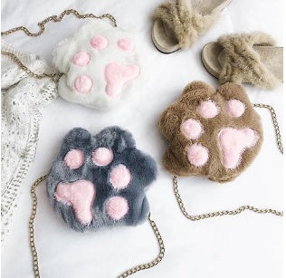 Fluffy Paw Crossover-taske