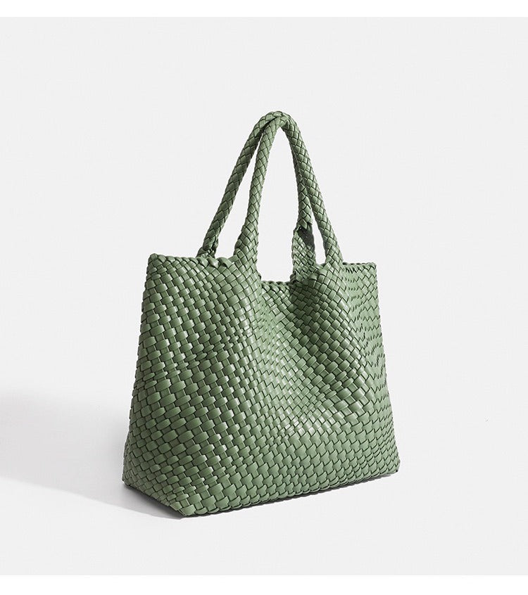 High-end Handwoven High-capacity Stylish Underarm Shoulder Bag