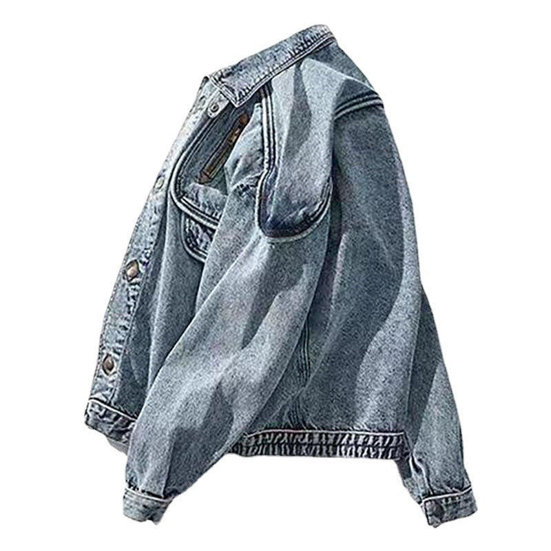 Men's Fashion Personality Multi-pocket Workwear Coat