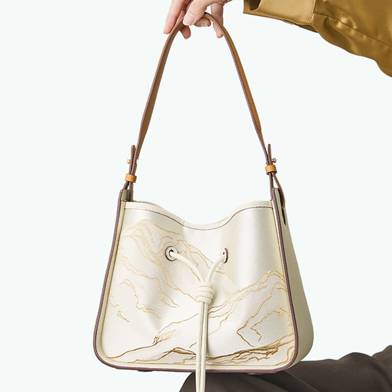 Elegant Fashion Hand Carrying New Chinese Single Shoulder Underarm Bag